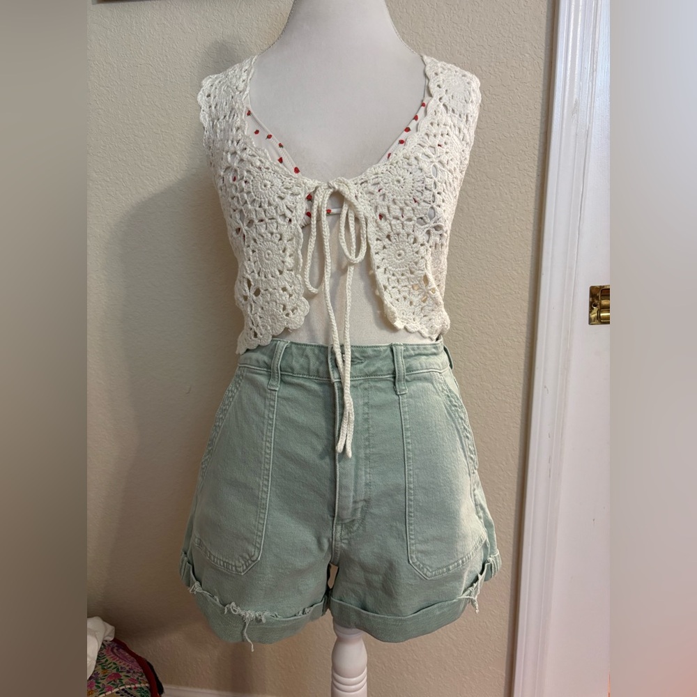 Sarah Cameron Mint American Eagle Shorts